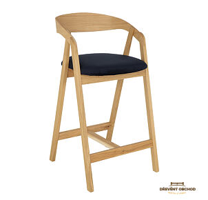 Židle barová KT395 kůže