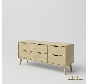 Komoda SCANDIA 11 Borovice