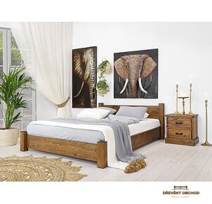 Rustikální postel Ostrovit