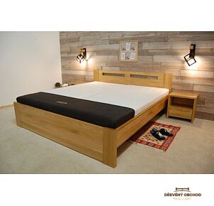 Manželská postel NINA - dub
