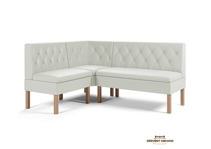 Rohová jídelní lavice Praga - Orinoco