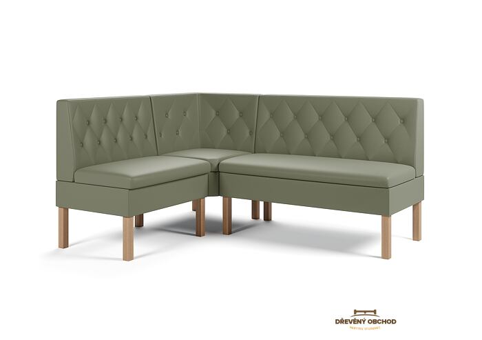 Rohová jídelní lavice Praga - Soft