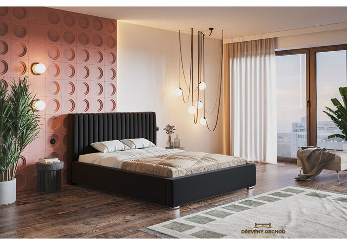 Čalouněná postel Top 9 box