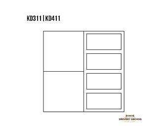 Komoda z dubu KD311