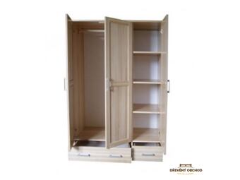 Šatní skříň buková B3