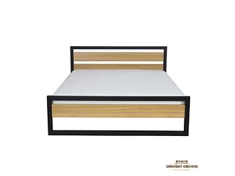 Dubová postel LK371