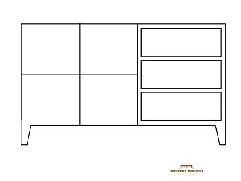 Komoda KD438