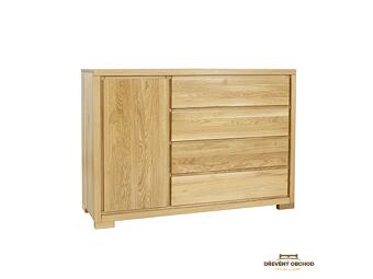 Dubová komoda KD358