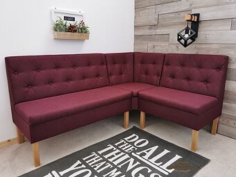 Jídelní rohová lavice