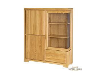 Dubová vitrína KW353