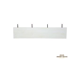 Rustikální police PK708 - vosk bílá patina