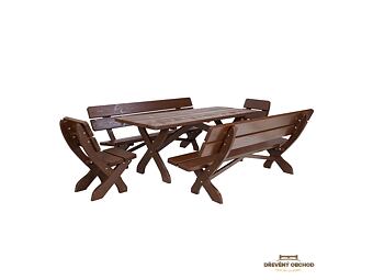 Zahradní set MARIO - ořech