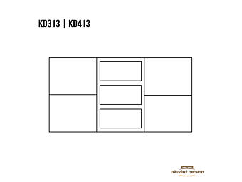 Komoda KD413